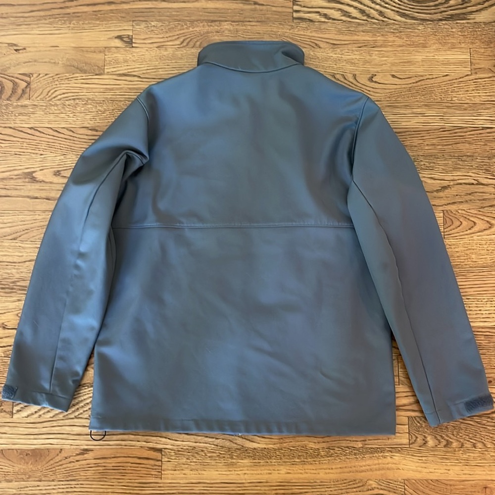 Columbia Jacket Mens Large Gray Ascender Soft Shell Full Zip Up Fleece Lined - Picture 3 of 7
